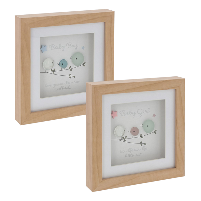 Pebble Glass Plaque - Baby Collection
