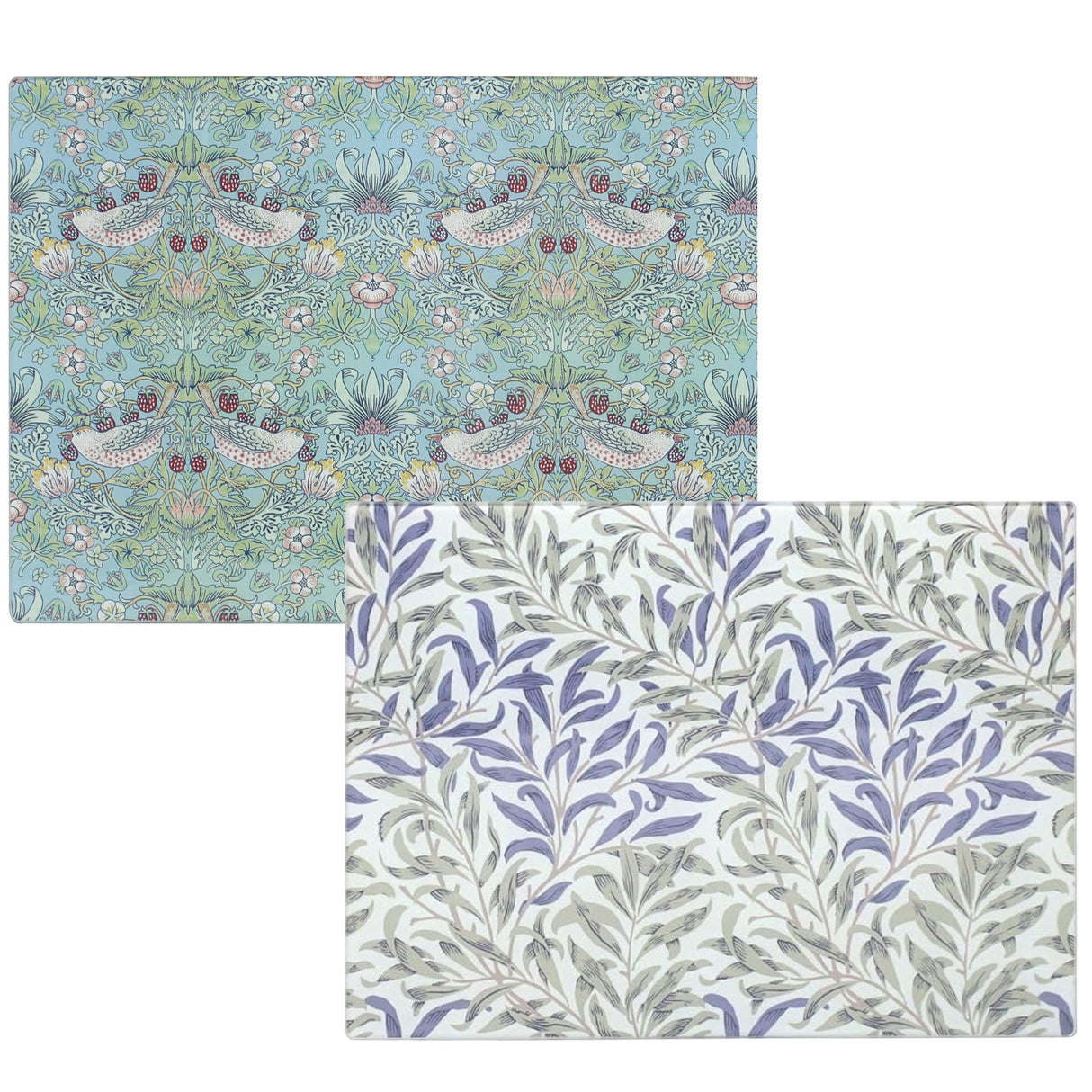 William Morris Glass Chopping/Cutting Board - Various Designs