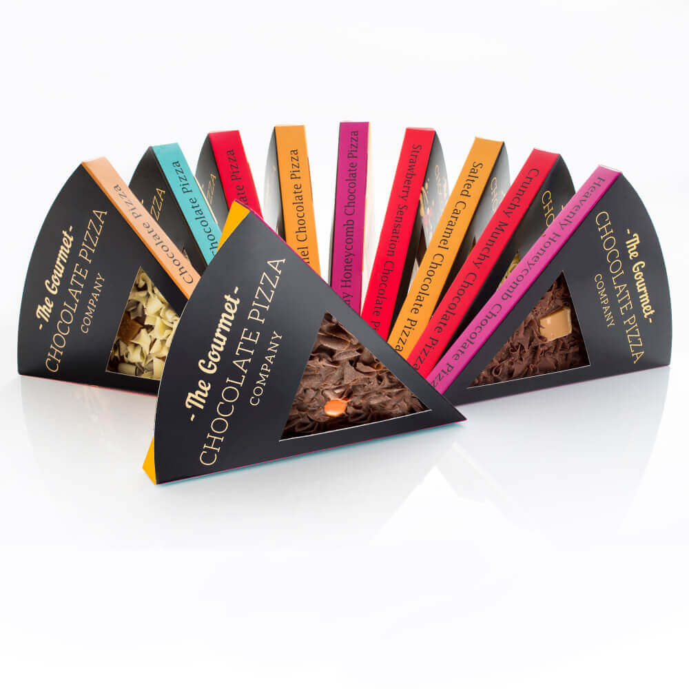 Gourmet Chocolate Pizza Slices - Various Flavours