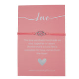 Woodside Home Living - Love Silver Heart Keepsake Letterbox Bracelet 