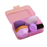 Krystina's Collection Foundation Brush & Makeup Sponge Set - Various Colours