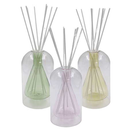 Woodside Home Living Triangular Double Walled Reed Diffuser - Various Colours