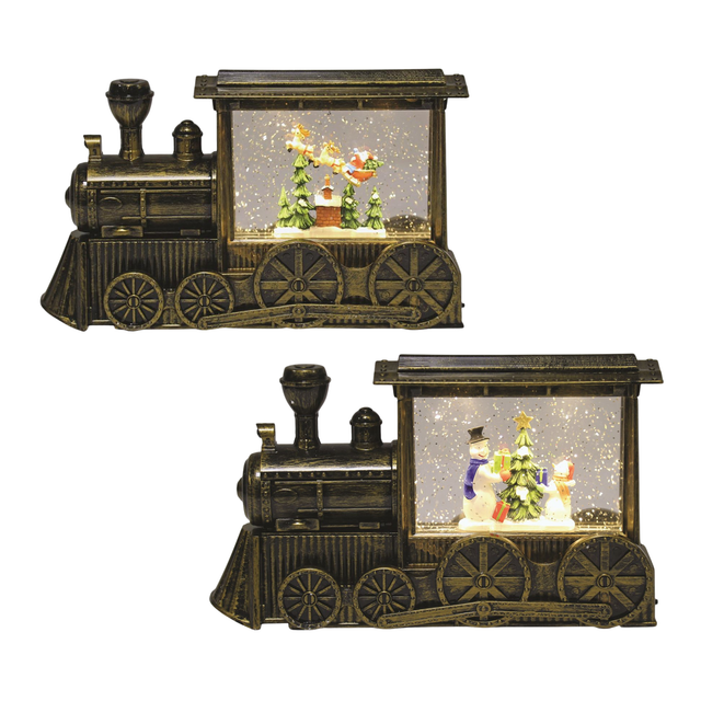 Christmas Decoration - LED Train Water Spinner - Various Designs
