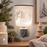 Cello Porcelain Plug In Electric Wax Melt Warmer - Dog