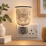 Cello Porcelain Plug In Electric Wax Melt Warmer - Cat