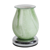 Aroma Electric Wax Melt Burner Touch Oval Swirl Design - Various Colours