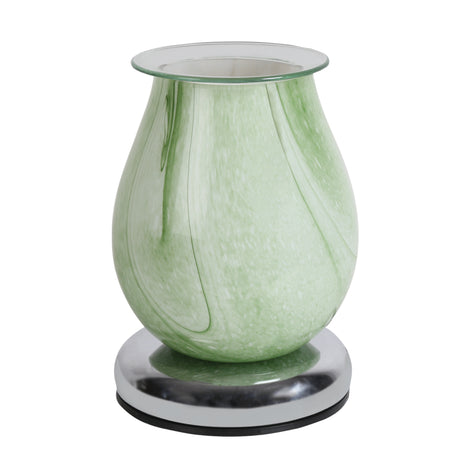 Aroma Electric Wax Melt Burner Touch Oval Swirl Design - Various Colours