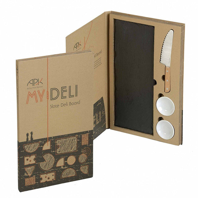 Arthur Price Kitchen My Deli Slate Deli Board Gift Set