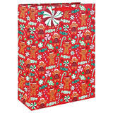 Gingerbread & Sweets Christmas Gift Bag - XL