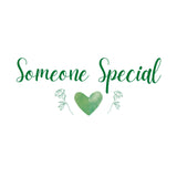 Personalised Mugs Heart & Flowers Mug & Coaster Sets - Green