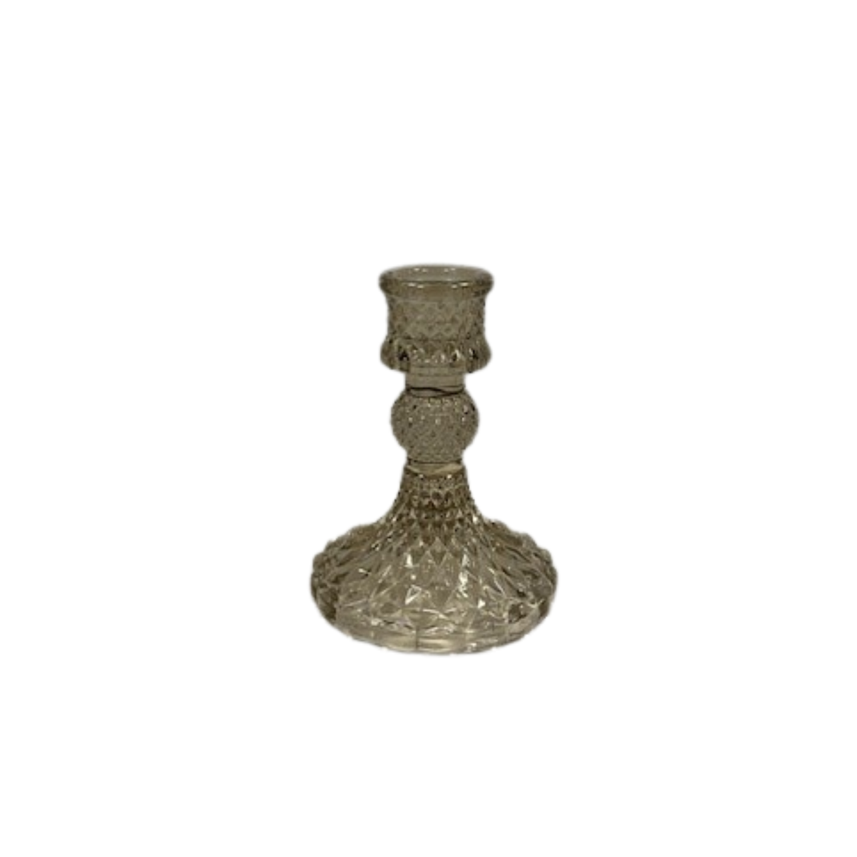 Satchville Glass Dinner Candle Holders - Various Colours