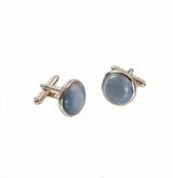 Unisex Dress Cufflinks in Gift Box Wedding Formal Business - Blue Pink or Grey