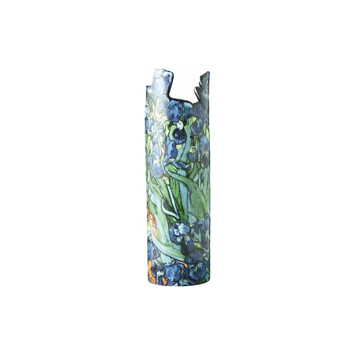 Silhouette D’Art Van Gogh Irises Vase