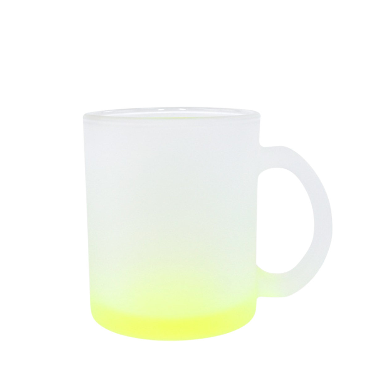 Frosted Glass Gradient Mugs 11oz - Various Colours
