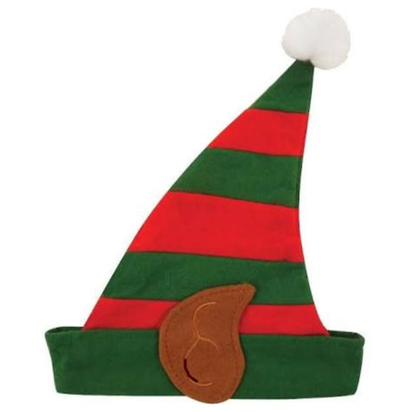 Stripy Elf Hat With Ears