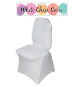 Chair Cover (White)	- Various Pack Sizes