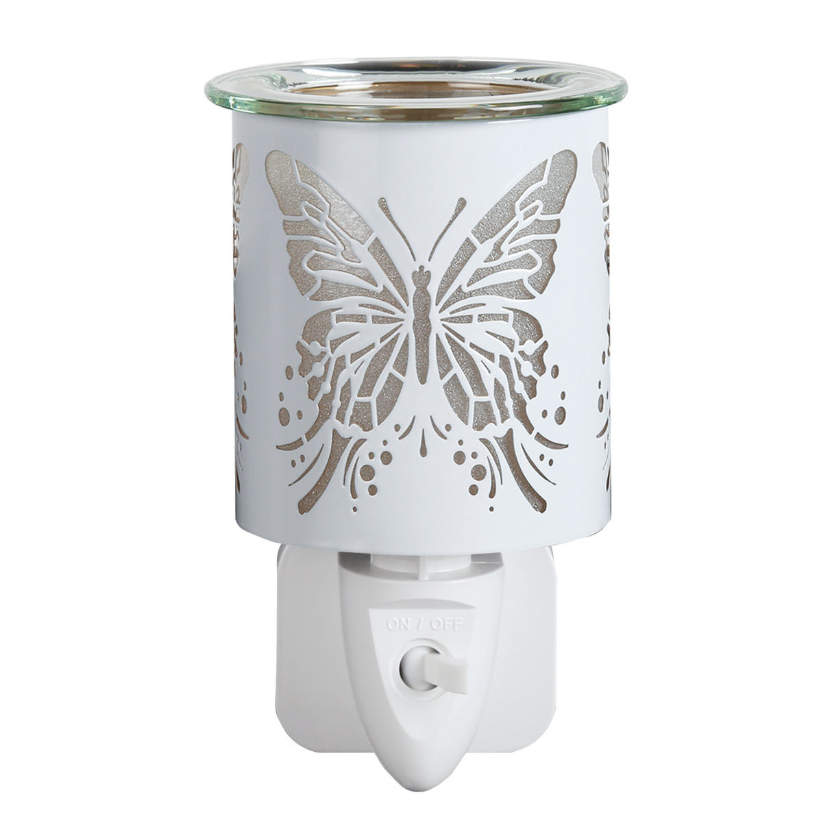 Aroma Electric Wax Melt Burner Plug In - White Butterfly