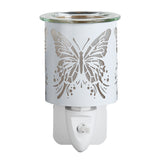 Aroma Electric Wax Melt Burner Plug In - White Butterfly