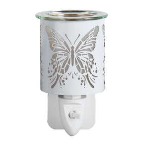 Aroma Electric Wax Melt Burner Plug In - White Butterfly