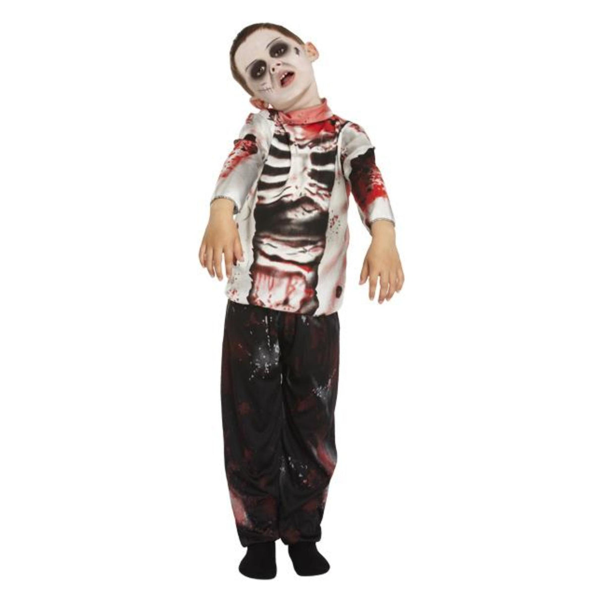 Zombie Boy Halloween Fancy Dress Costume Age 10-12 Yrs