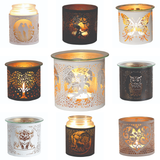 Aroma Metal Silhouette Wax Melt Burner/Candle Holder - Various Designs