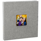 Woodside Home Living Linen Cover Photo Album Scrapbook - Various Colours