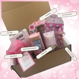 Happy Birthday Pink Gift Box Treat Box