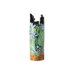 Silhouette D’Art Van Gogh Irises Vase