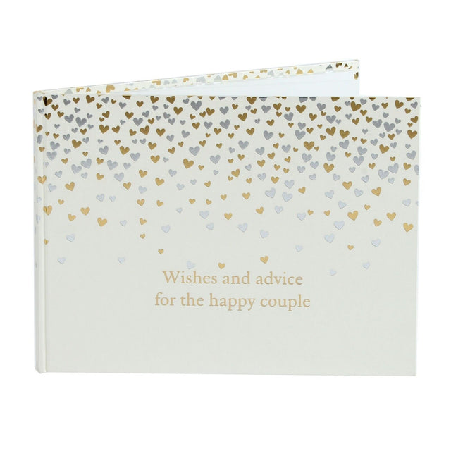 Amore Little Hearts Wedding Guest Book - 40 Pages