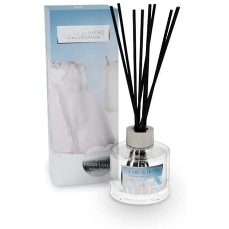 Heart & Home Reed Diffuser -  Fresh Linen
