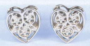 Set of 2 Heart Napkin Rings ideal for Wedding or Anniversary Dinner Table