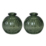 Satchville Glass Round Bottle Vases - Various Colours