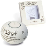 Said with Sentiment Candle Holder & Frame - Sister