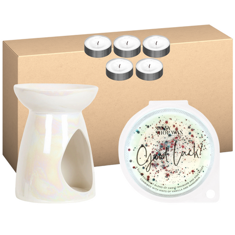Good Luck Home Fragrance Burner & Melt Gift Set Box