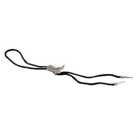 Cowboy Bootlace Necktie With Boot Pendant