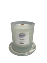 Woodside Home Fragrance Wooden Wick Glass Scented Candle