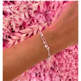 Letterbox Love Silver Plated Bracelet - Sweet 16