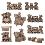 Hughie Highland Cow Figurine - Various Designs