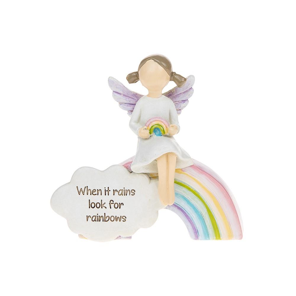 Rainbow Angels Figurine - Rain