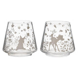 Disney set of 2 glasses 1 Bambi design 1 Thumper design