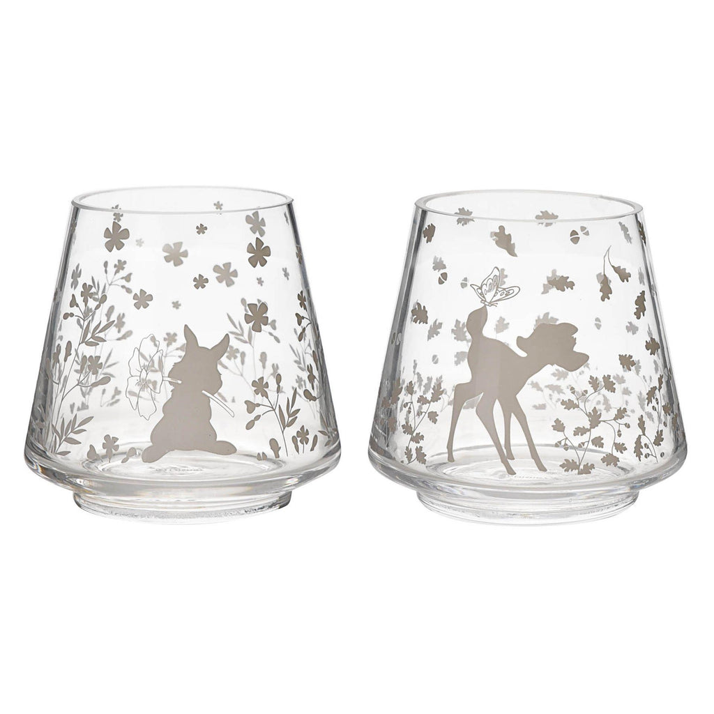 Disney set of 2 glasses 1 Bambi design 1 Thumper design