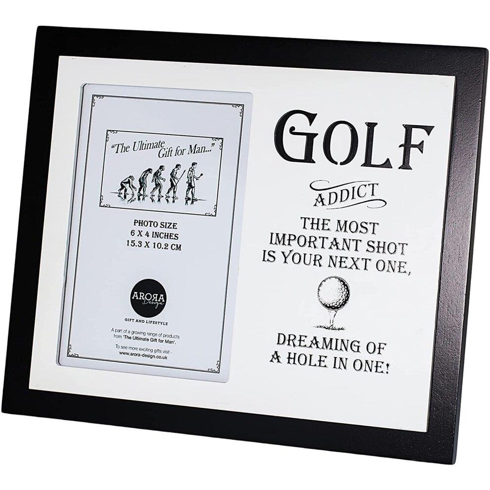 Ultimate Man Gift Photo Frame 4" x 6"- Golf