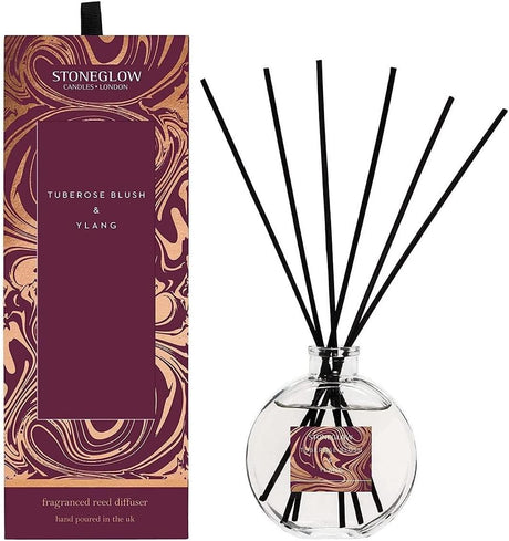 Stoneglow Candles Modern Classics Reed Diffuser - Tuberose Blush & Ylang