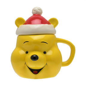 Disney Winnie the Pooh & Eeyore 3D Christmas Xmas Mug winnie
