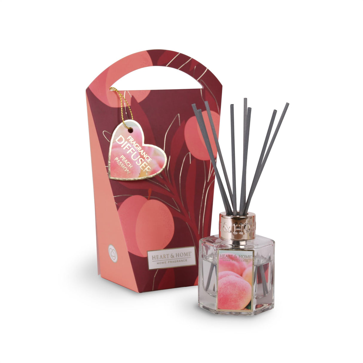 Heart & Home Reed Diffuser - Peach Passion