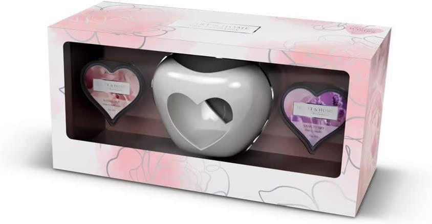 Heart & Home Gift Set - Wax Melt Warmer & Wax Melts