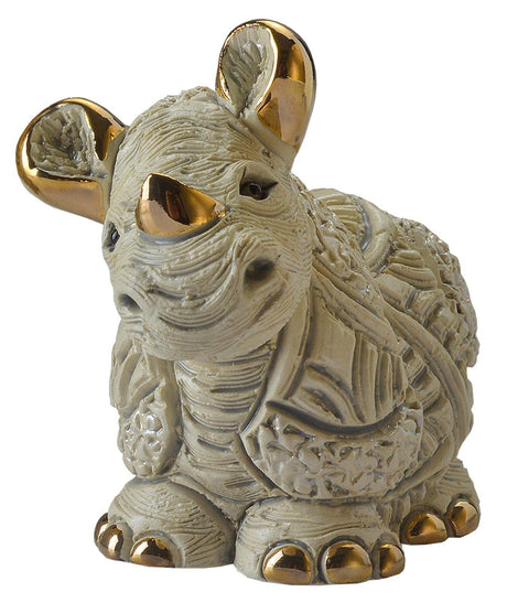 De Rosa Baby White Rhino Figurine