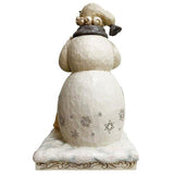 Heartwood Creek White Woodland Snowman Statue Figurine