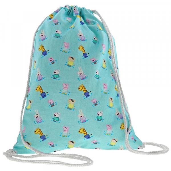 Peppa Pig Cotton Drawstring Bag 40cm x 30cm