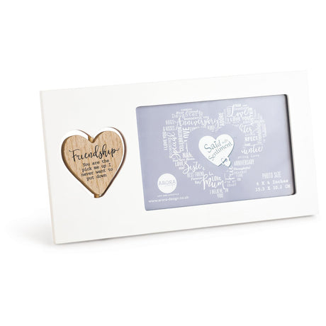 Friendship Said with Sentiment Photo Frame with Verse